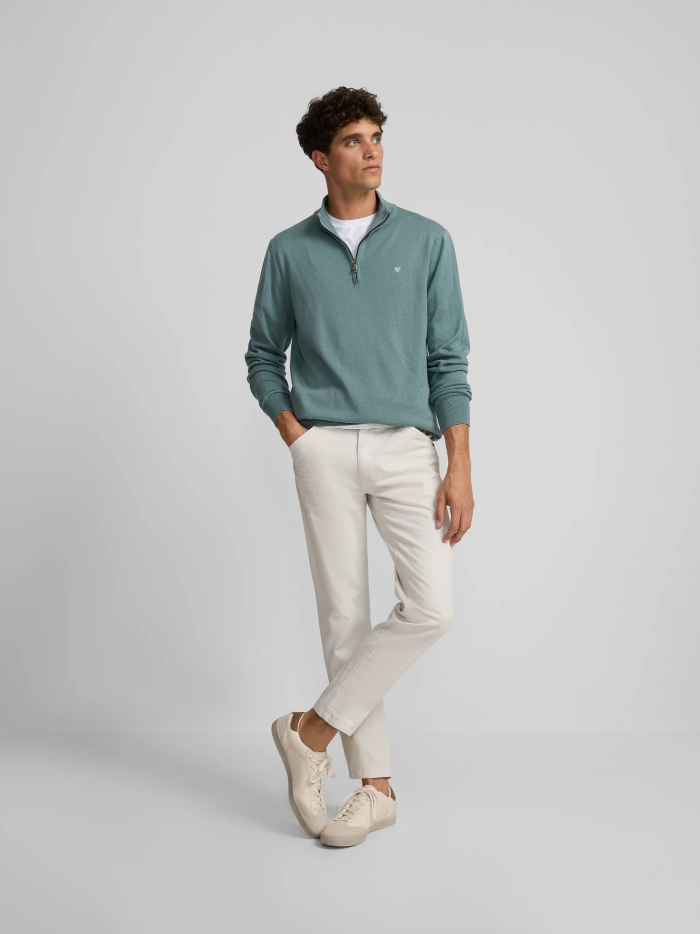 PANTALÓN 5 BOLSILLOS CREMA