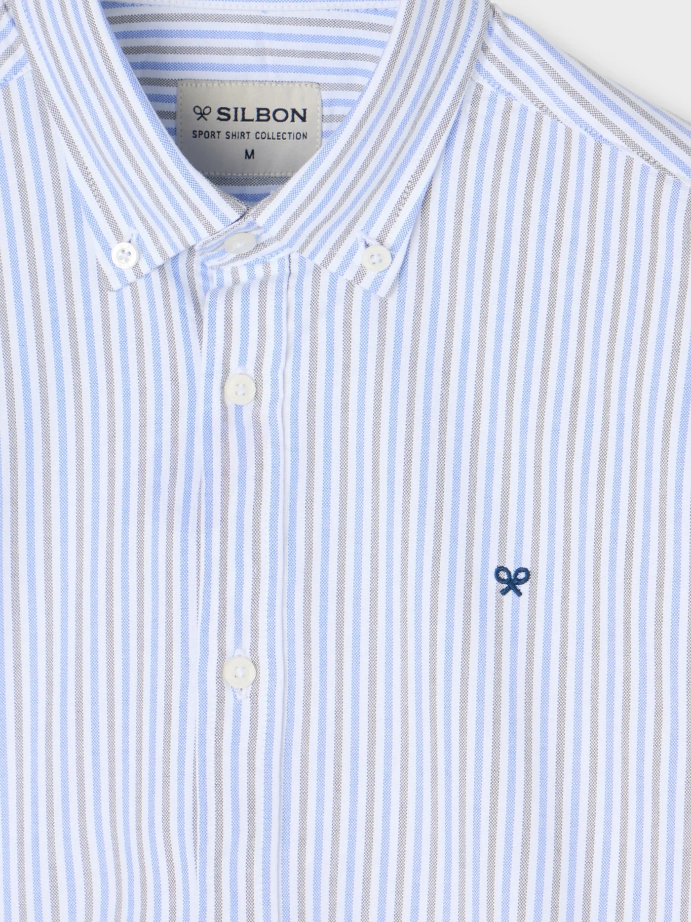 CAMISA OXFORD RAYAS AUZL KHAKI