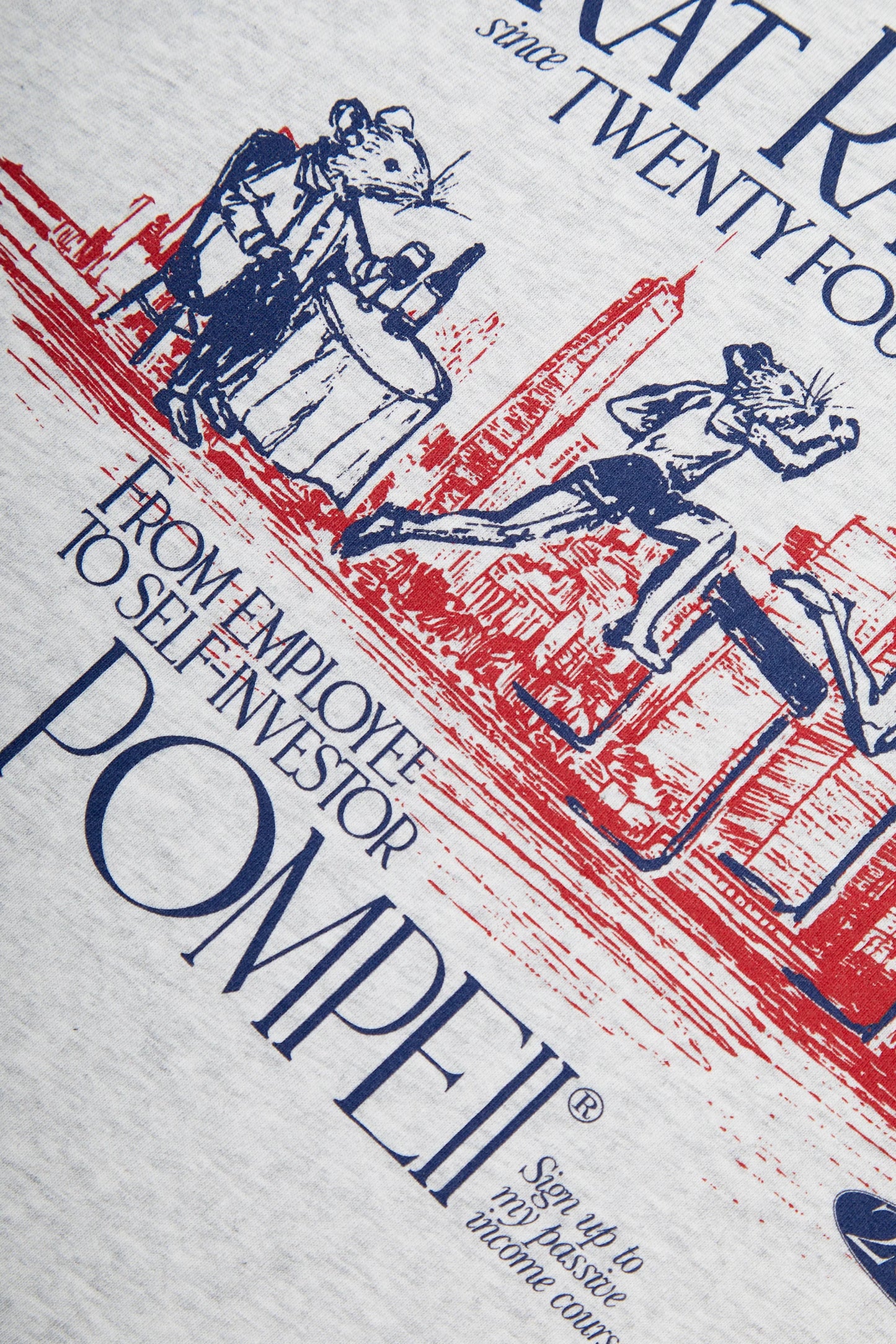 CAMISETA RAT RACE GRIS