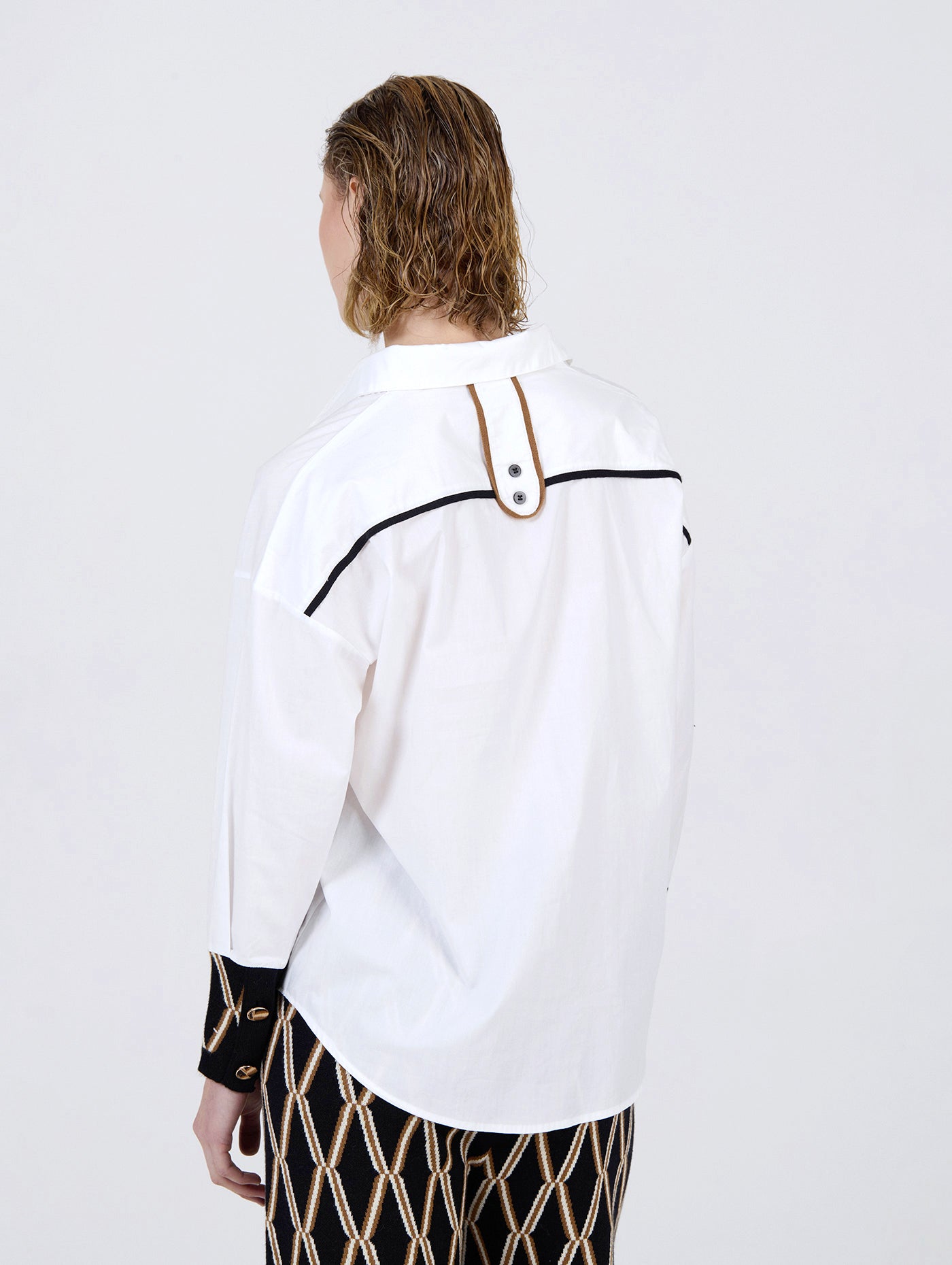 CAMISA POPELIN JAQCARD