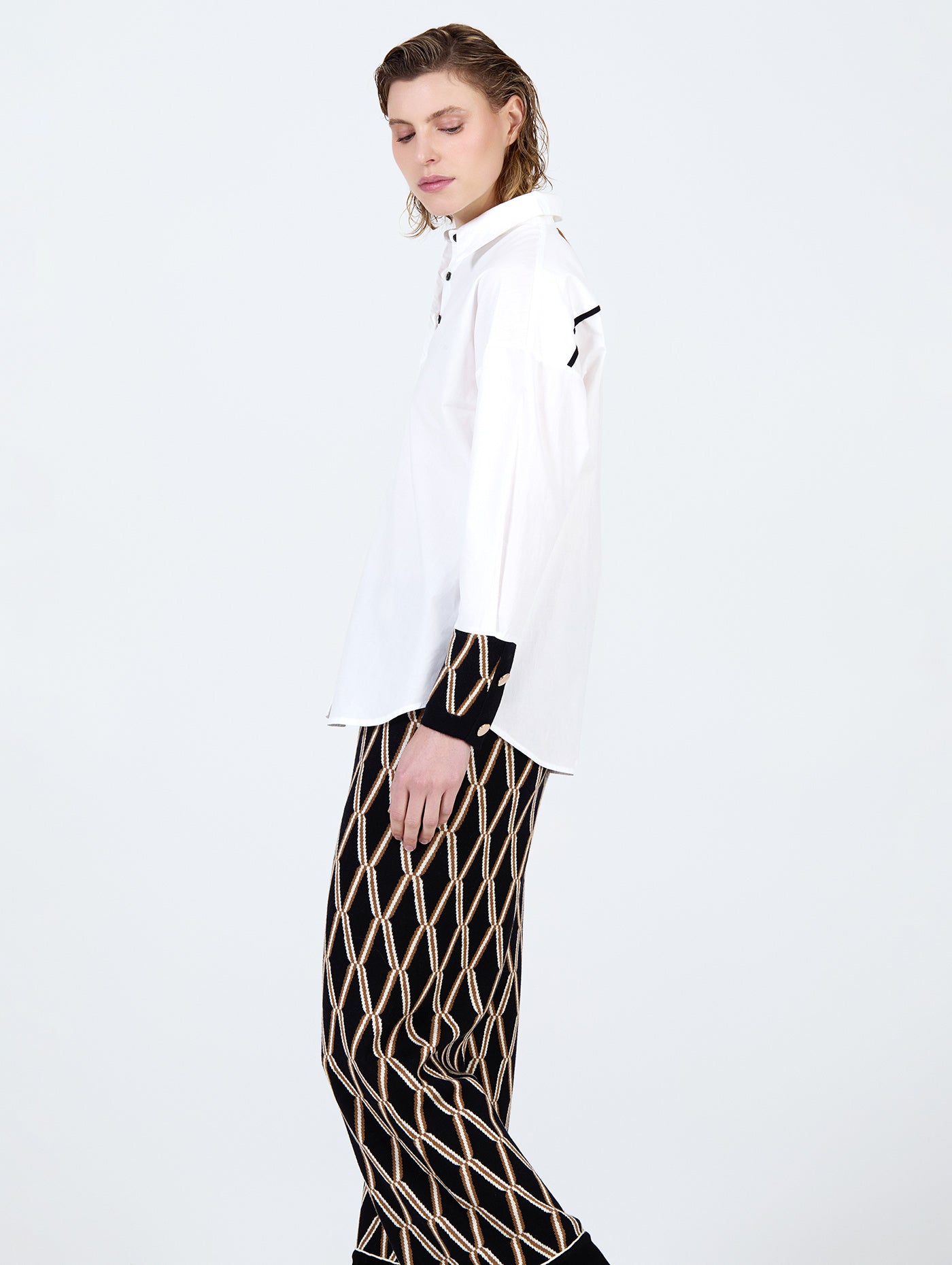 CAMISA POPELIN JAQCARD