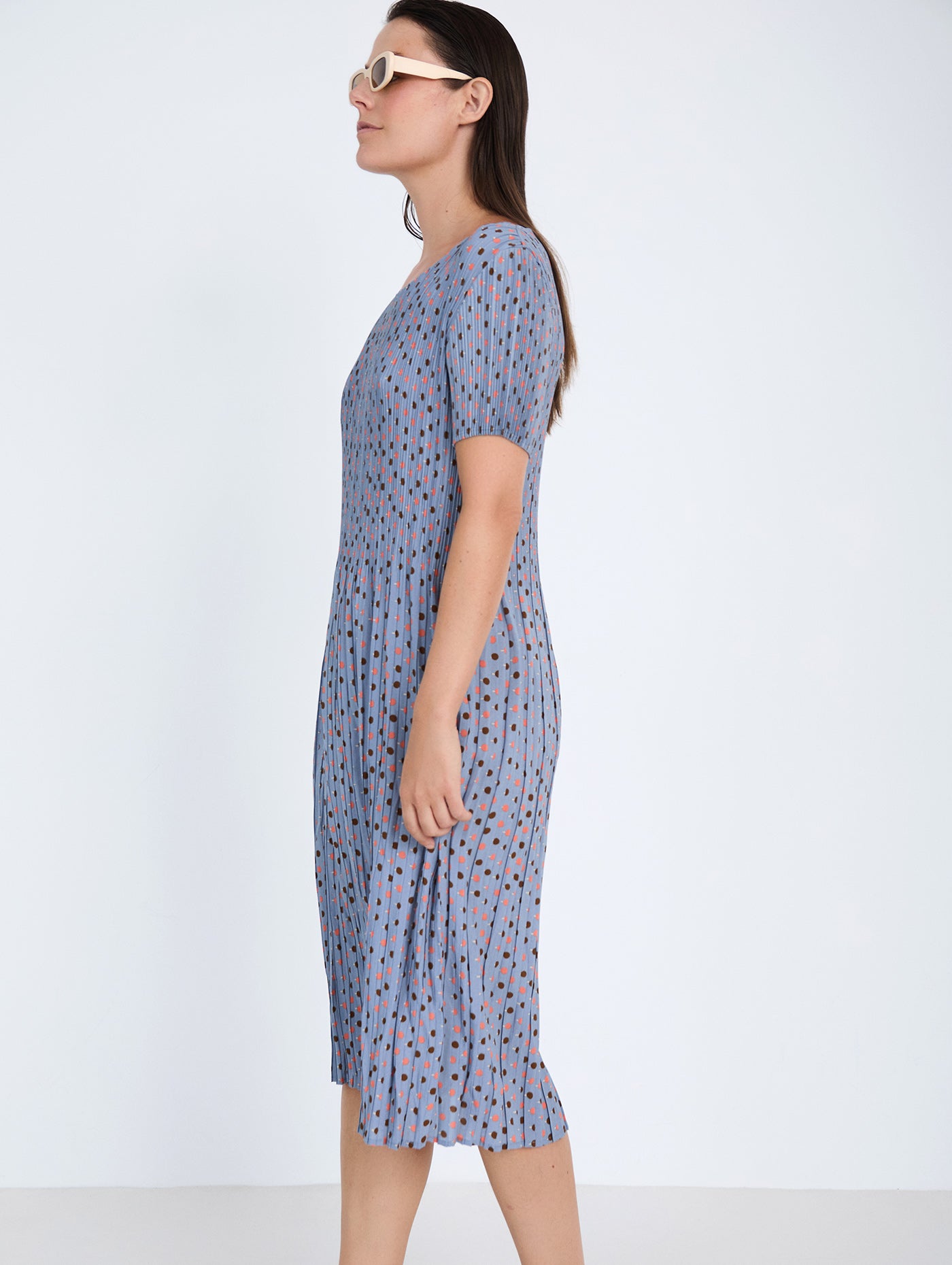 VESTIDO NON-IRON T.UNICA LUNARES