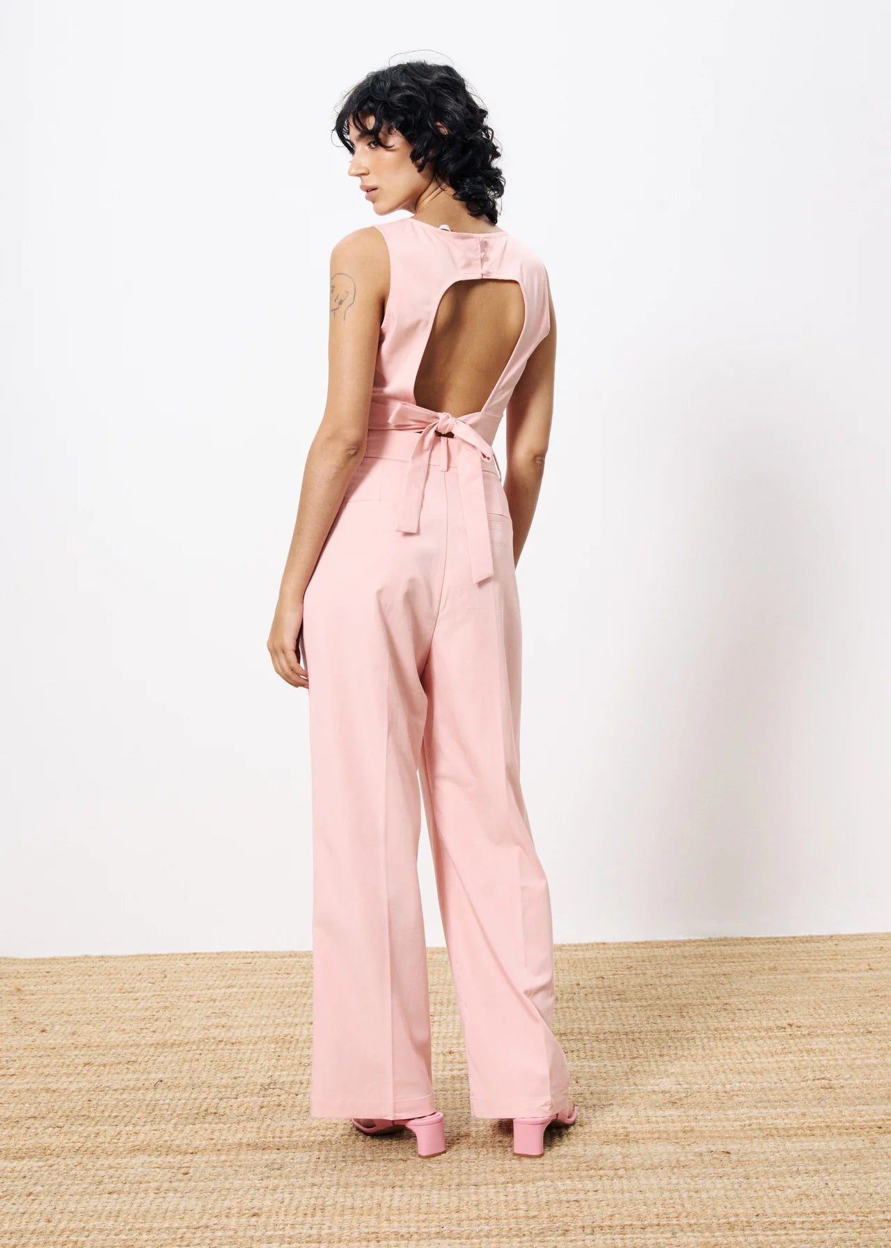 TOP LAZADA ESPALDA ROSA