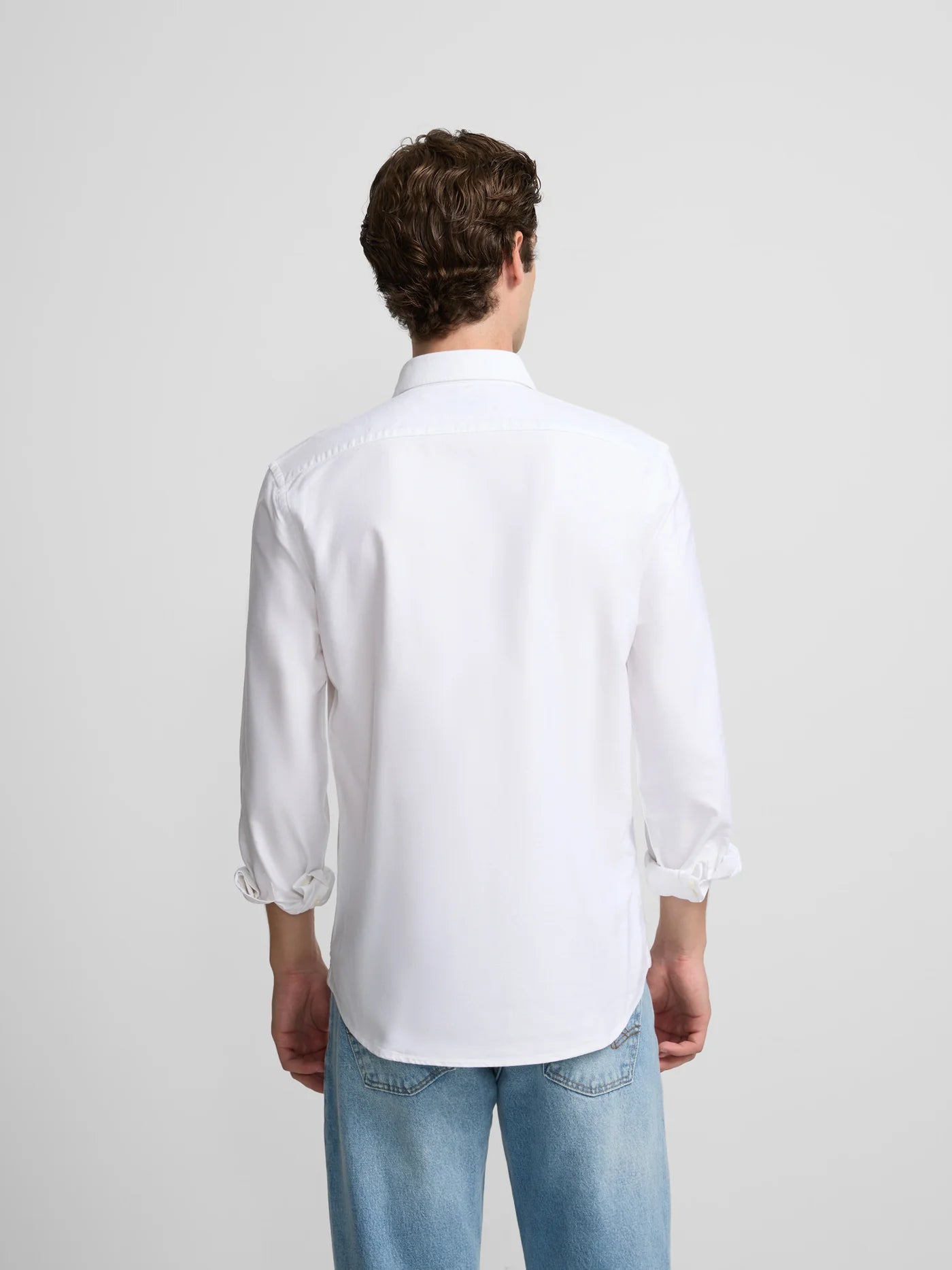 POLERA OXFORD BLANCA