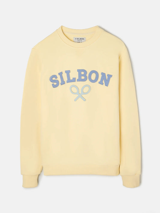SUDADERA LOGO AMARILLA