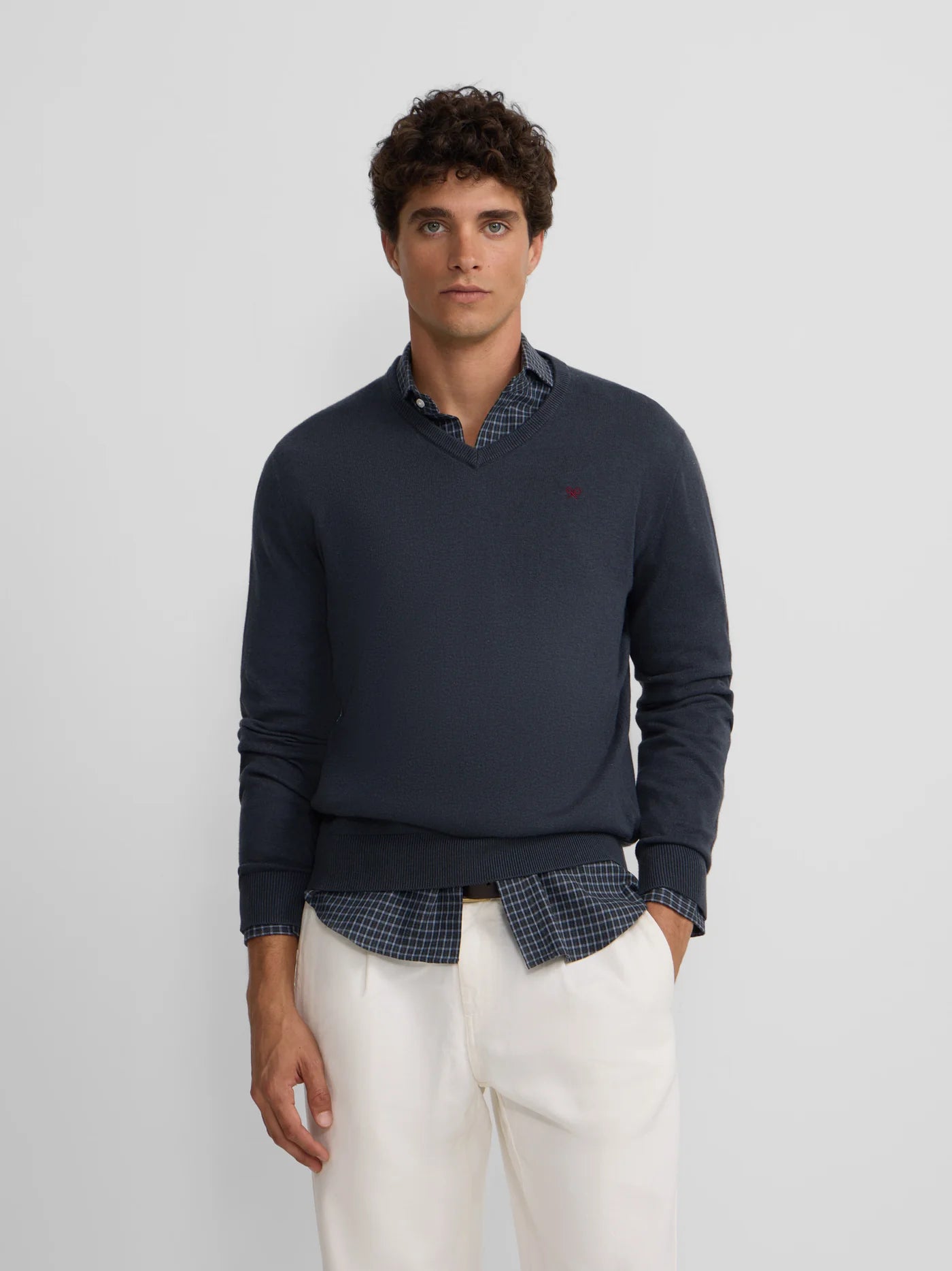 JERSEY CUELLO PICO GRIS