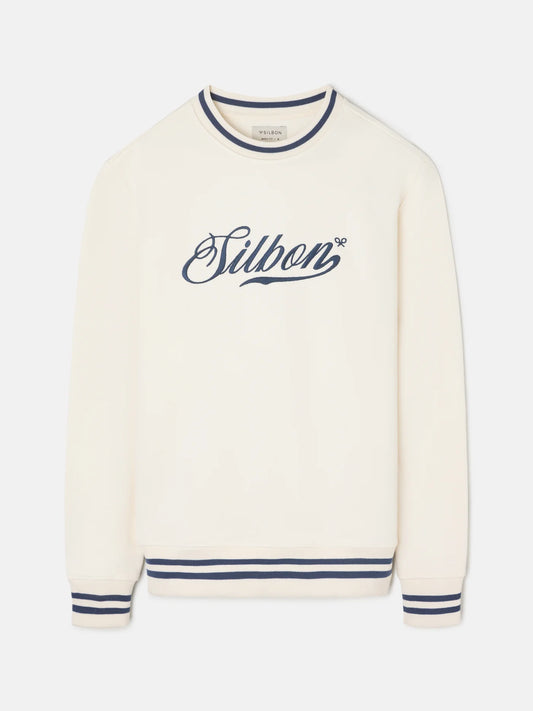 SUDADERA RETRO BLANCA
