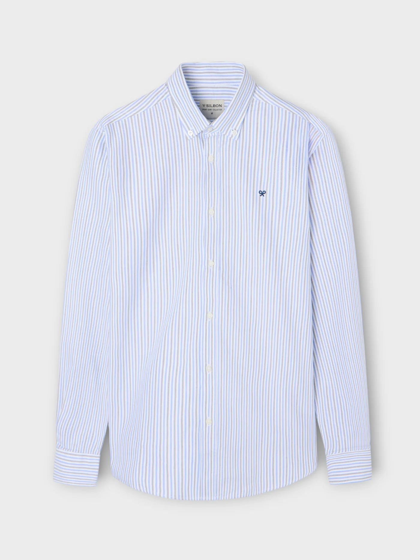 CAMISA OXFORD RAYAS AUZL KHAKI