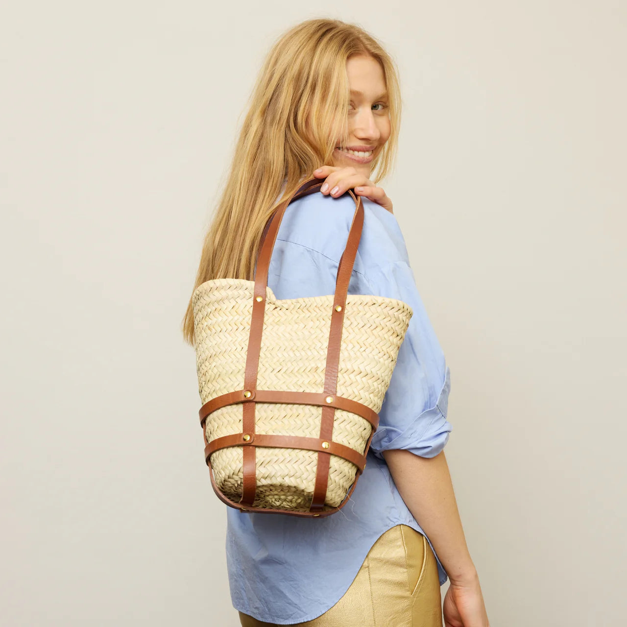 BASKET MARRON