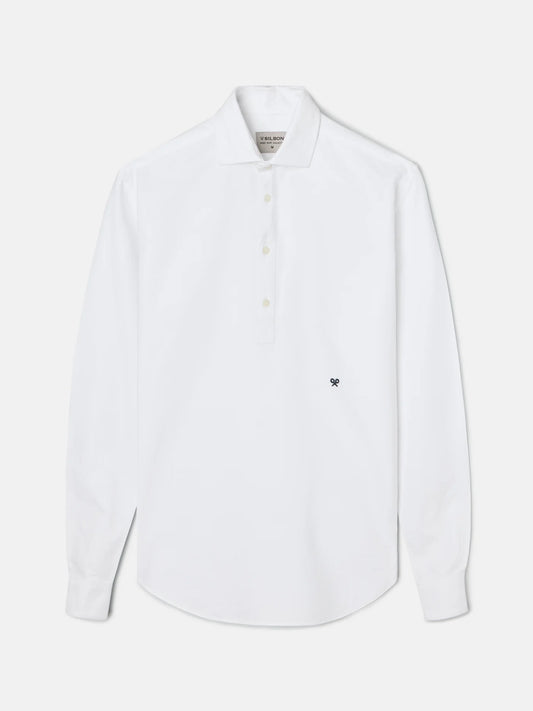 POLERA OXFORD BLANCA
