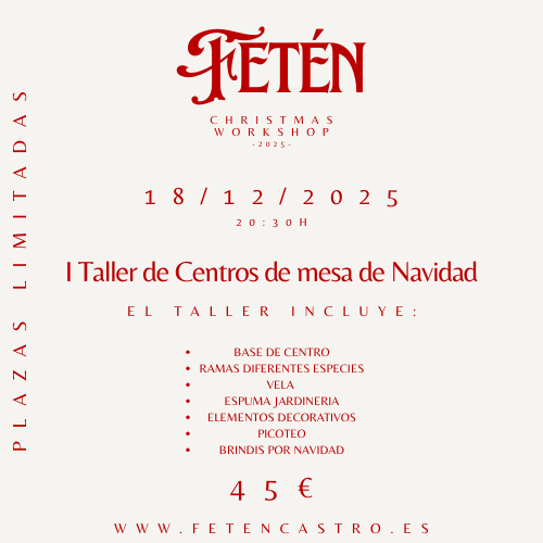RESERVA I TALLER CENTROS DE MESA