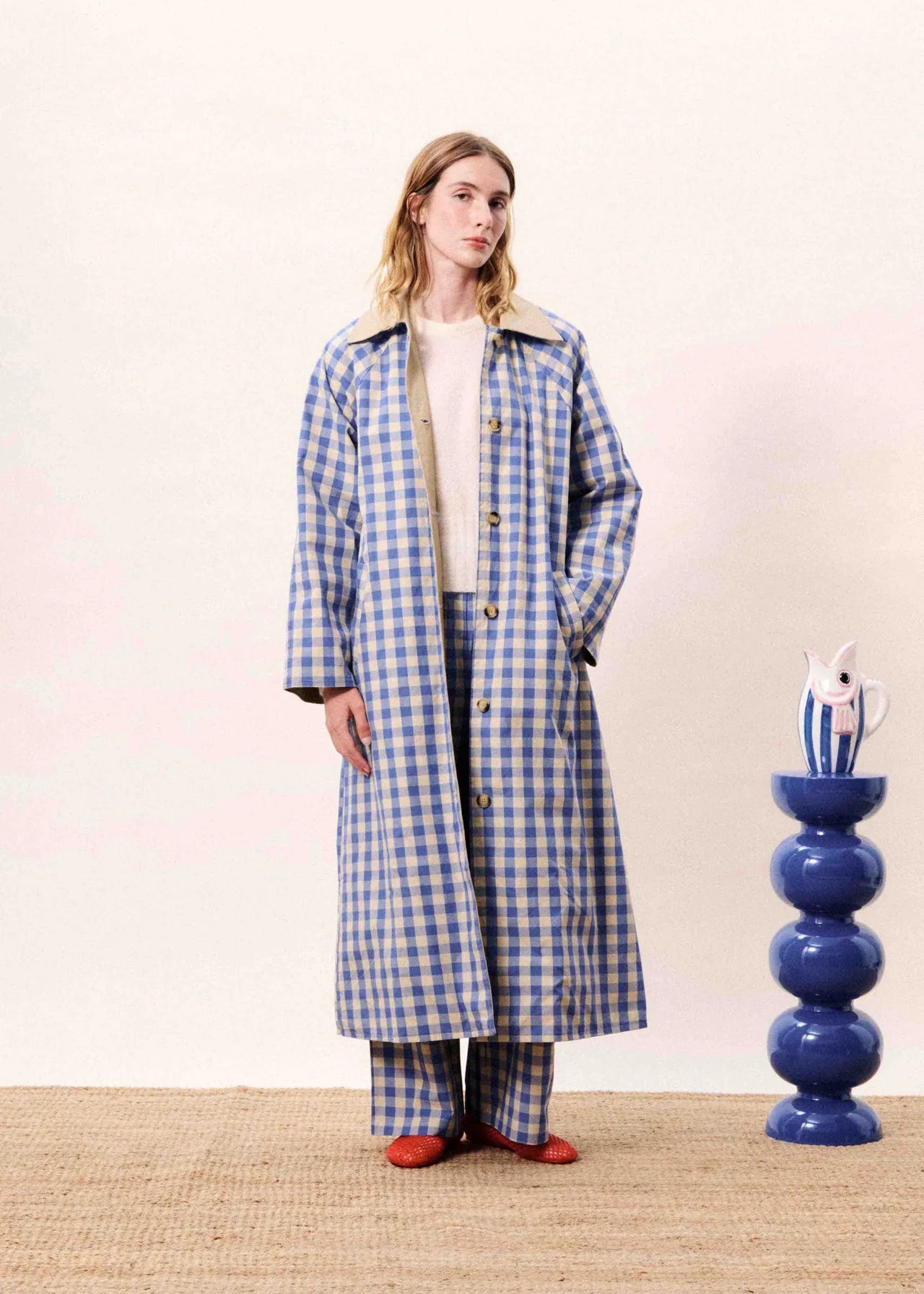 GABARDINA VICHY REVERSIBLE