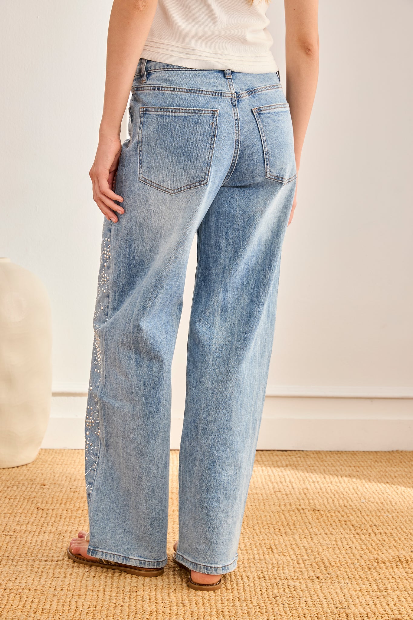 JEANS TACHUELAS MANDALA