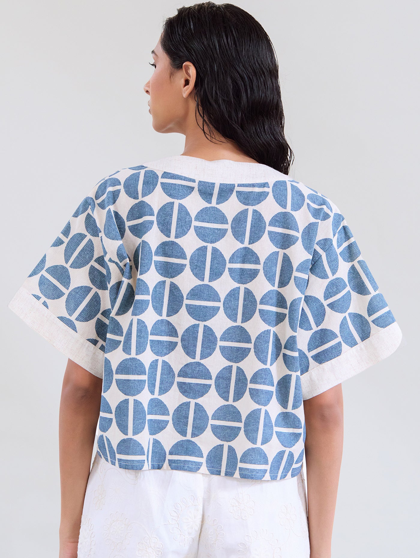 BLUSA/CHAQUETA DETALLES AZUL
