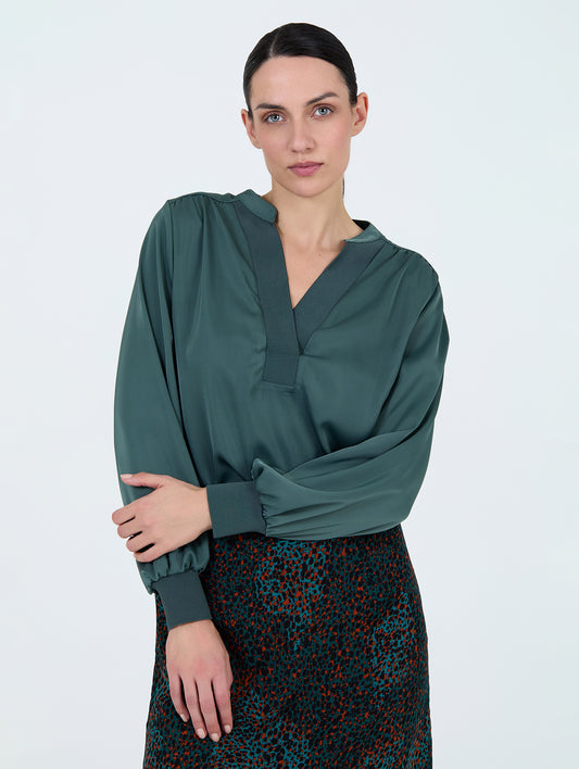 BLUSA SATINADA FOREST