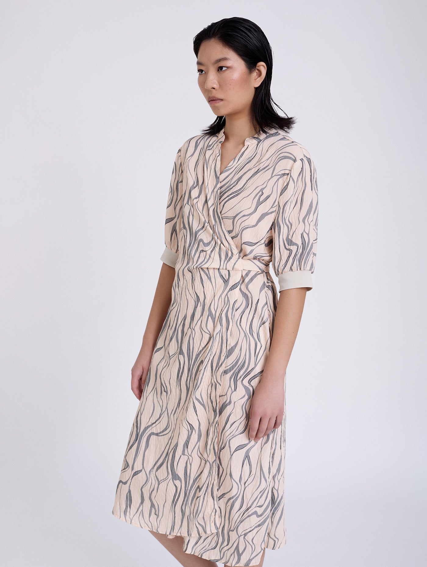 VESTIDO WRAPPED ESTAMPADO