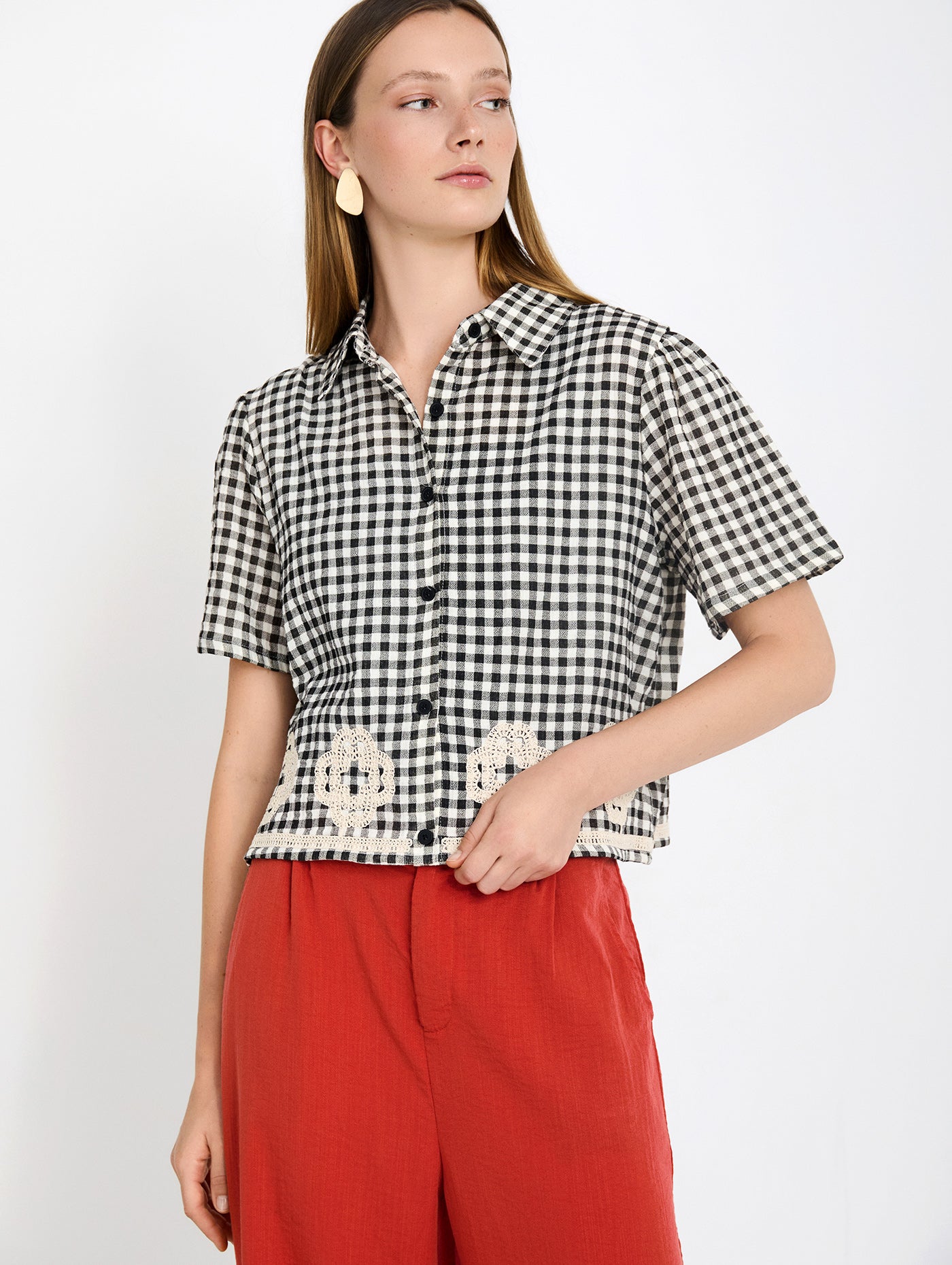 BLUSA VICHY DETALLES