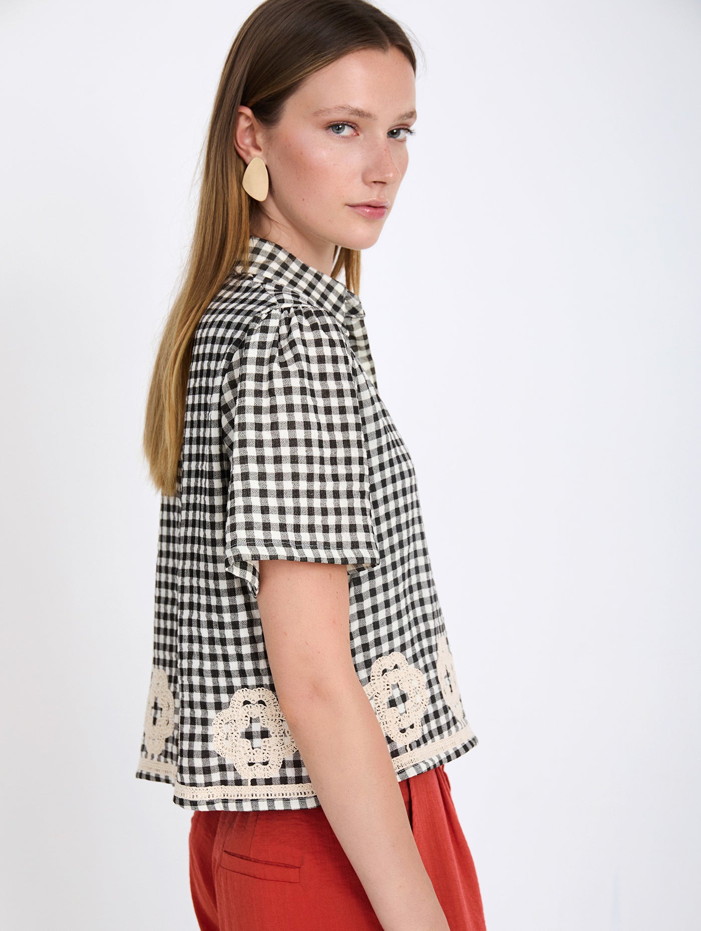 BLUSA VICHY DETALLES
