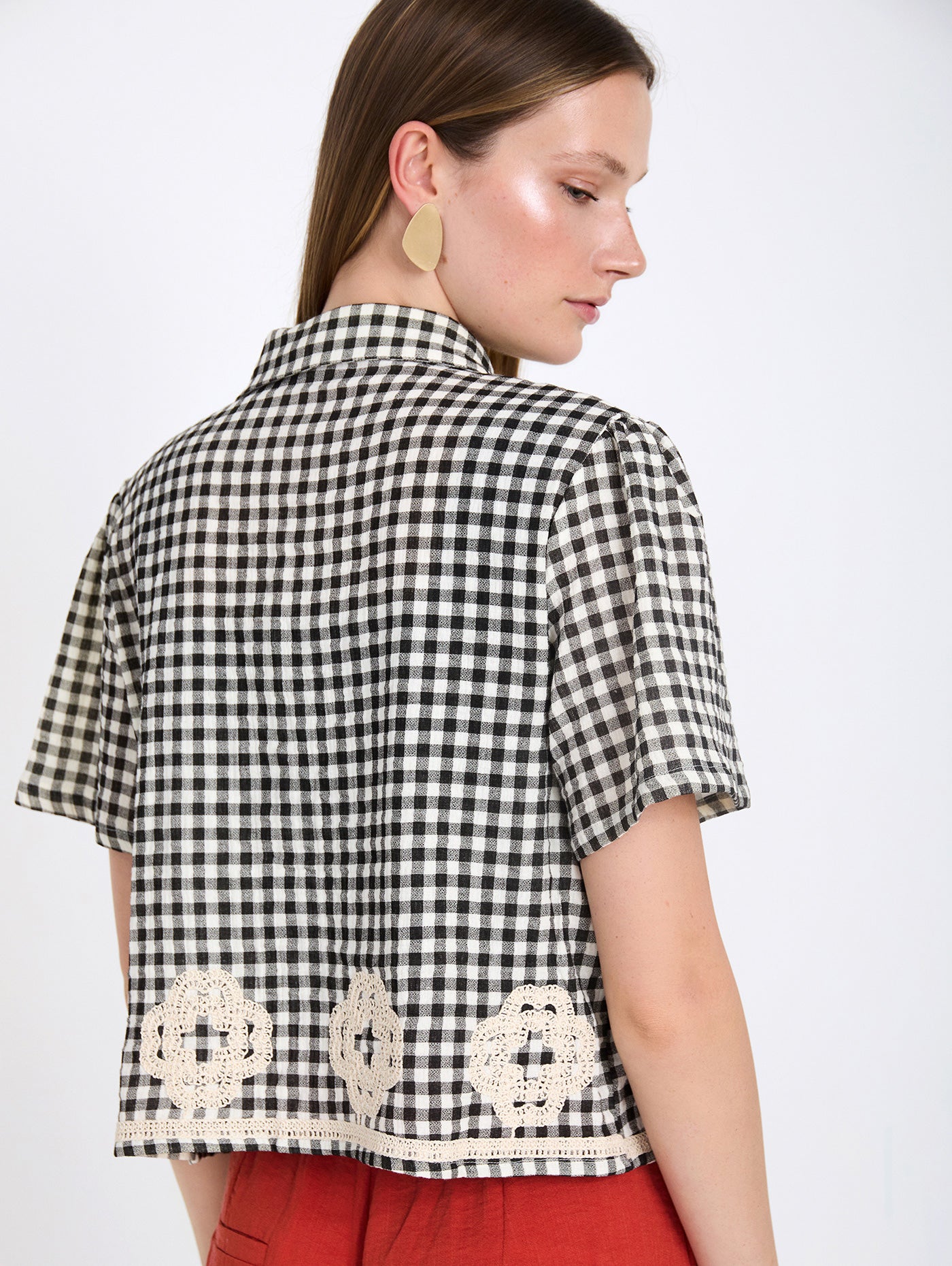 BLUSA VICHY DETALLES