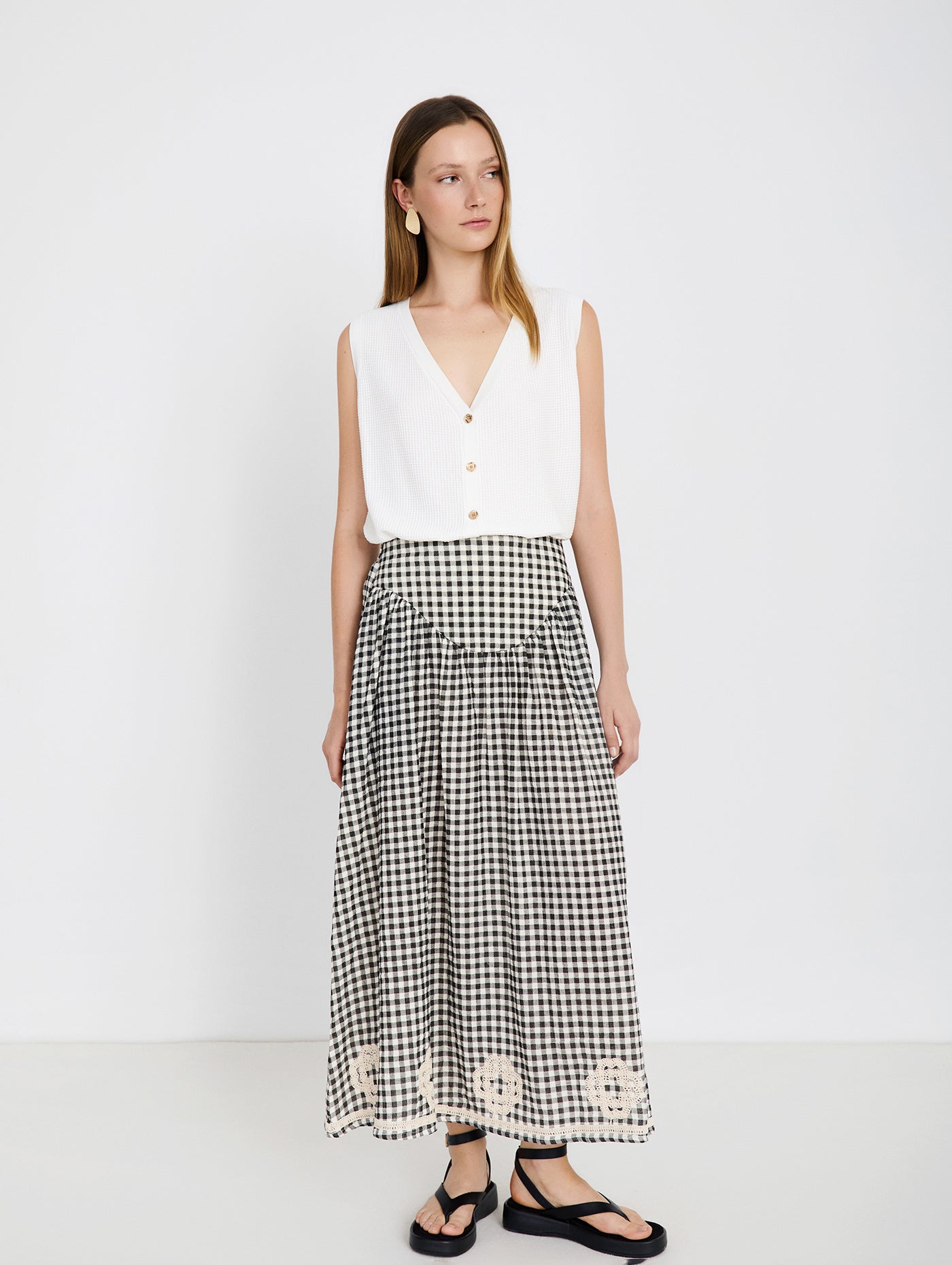 FALDA VICHY DETALLES