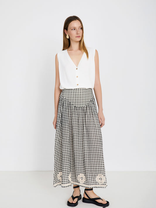FALDA VICHY DETALLES