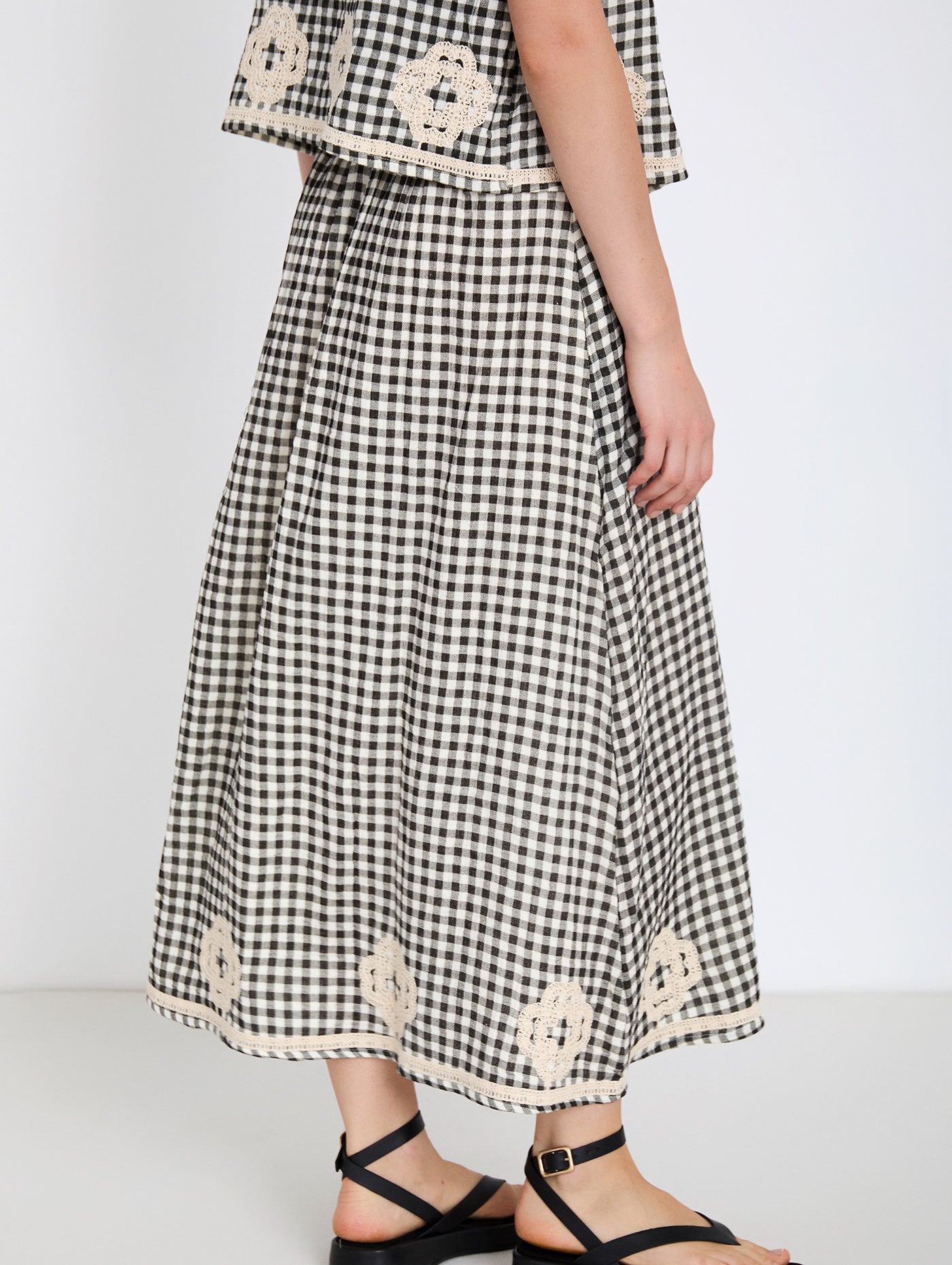 FALDA VICHY DETALLES