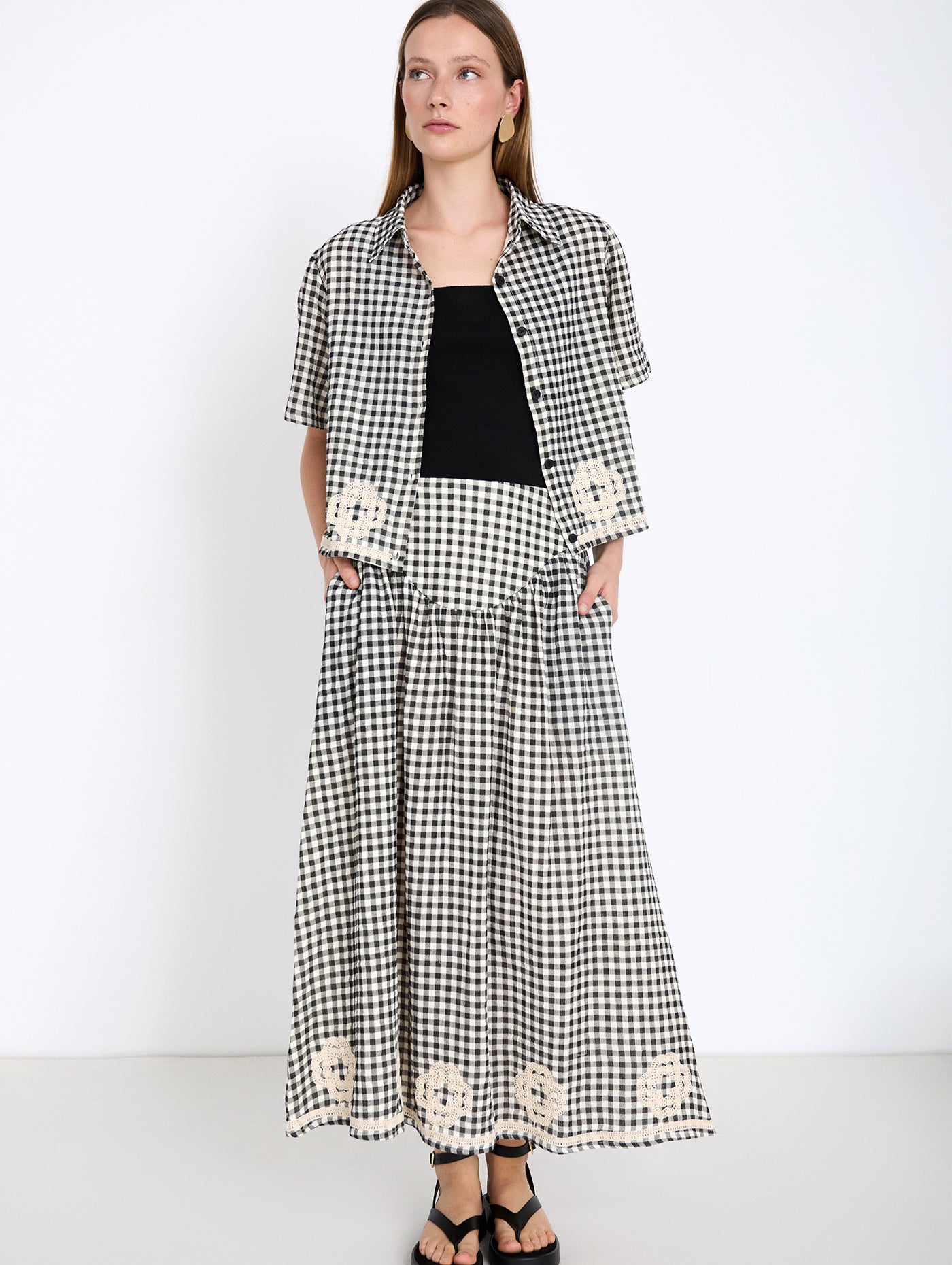 FALDA VICHY DETALLES
