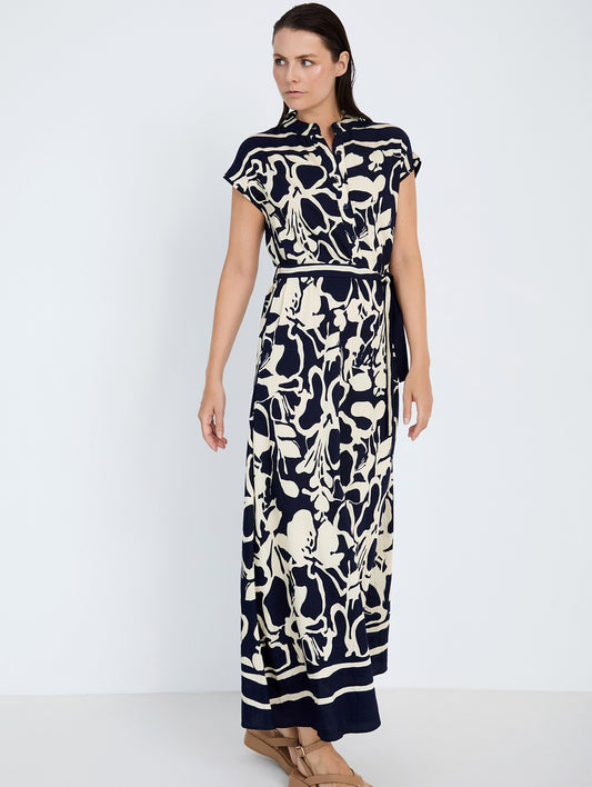 VESTIDO CAMISERO ESTAMPADO