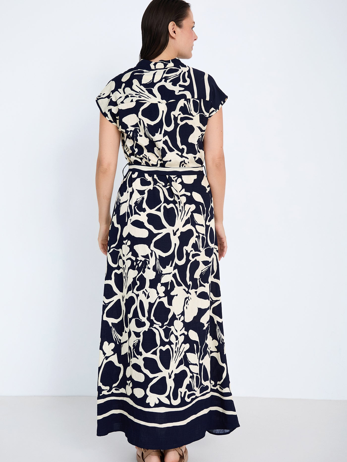 VESTIDO CAMISERO ESTAMPADO