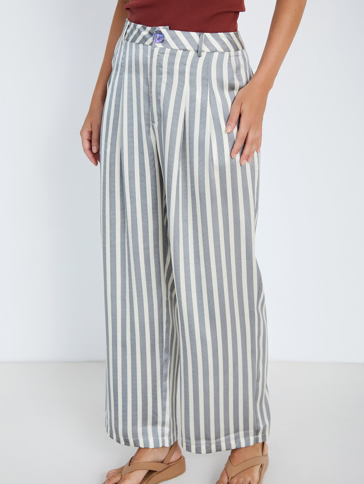 PANTALÓN FLUIDO RAYAS