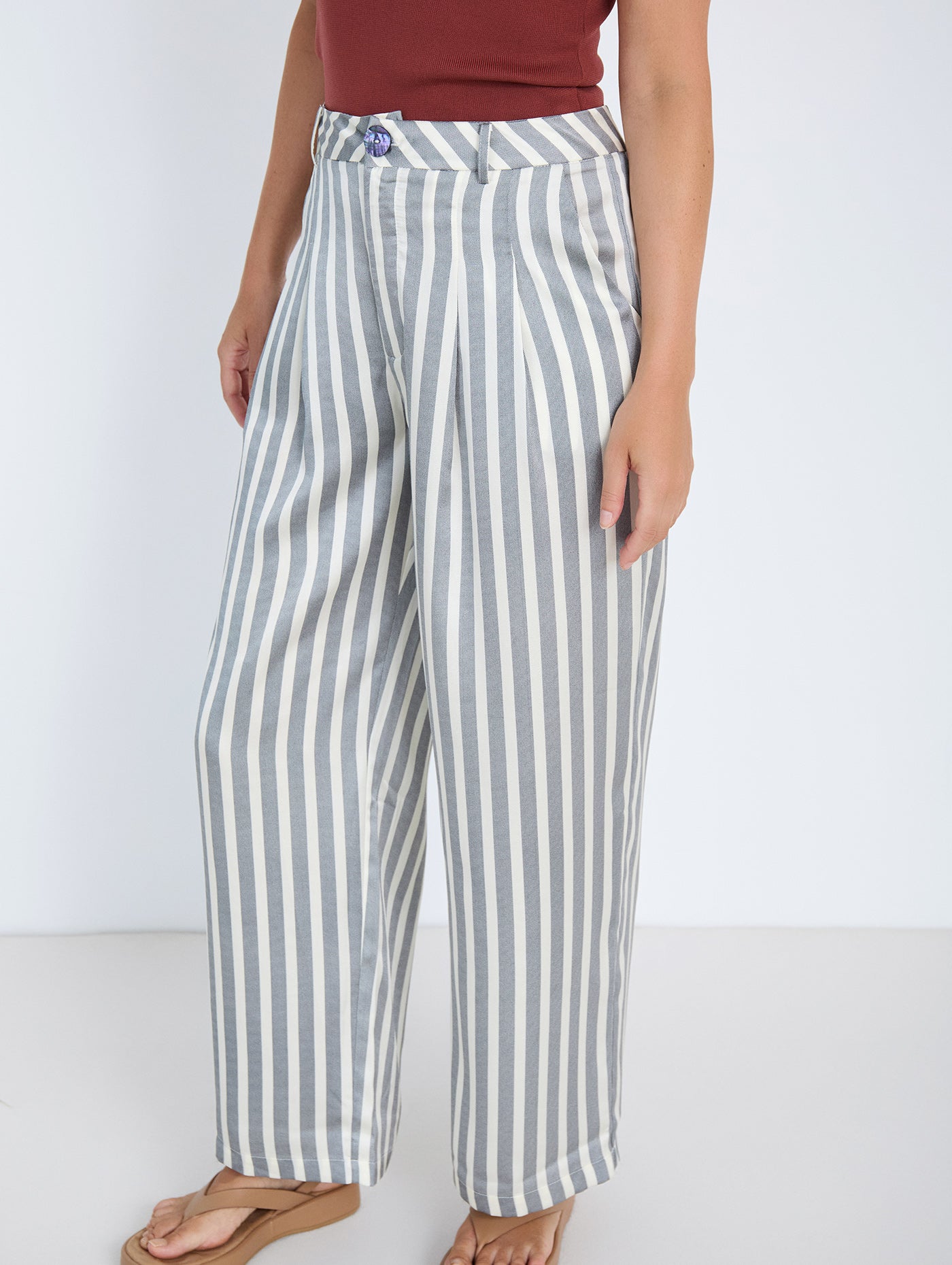 PANTALÓN FLUIDO RAYAS
