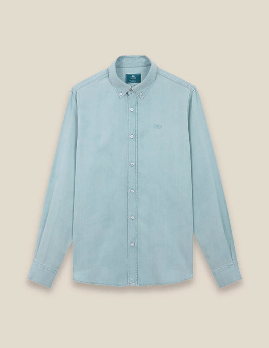 CAMISA TENCEL DENIM CLARO