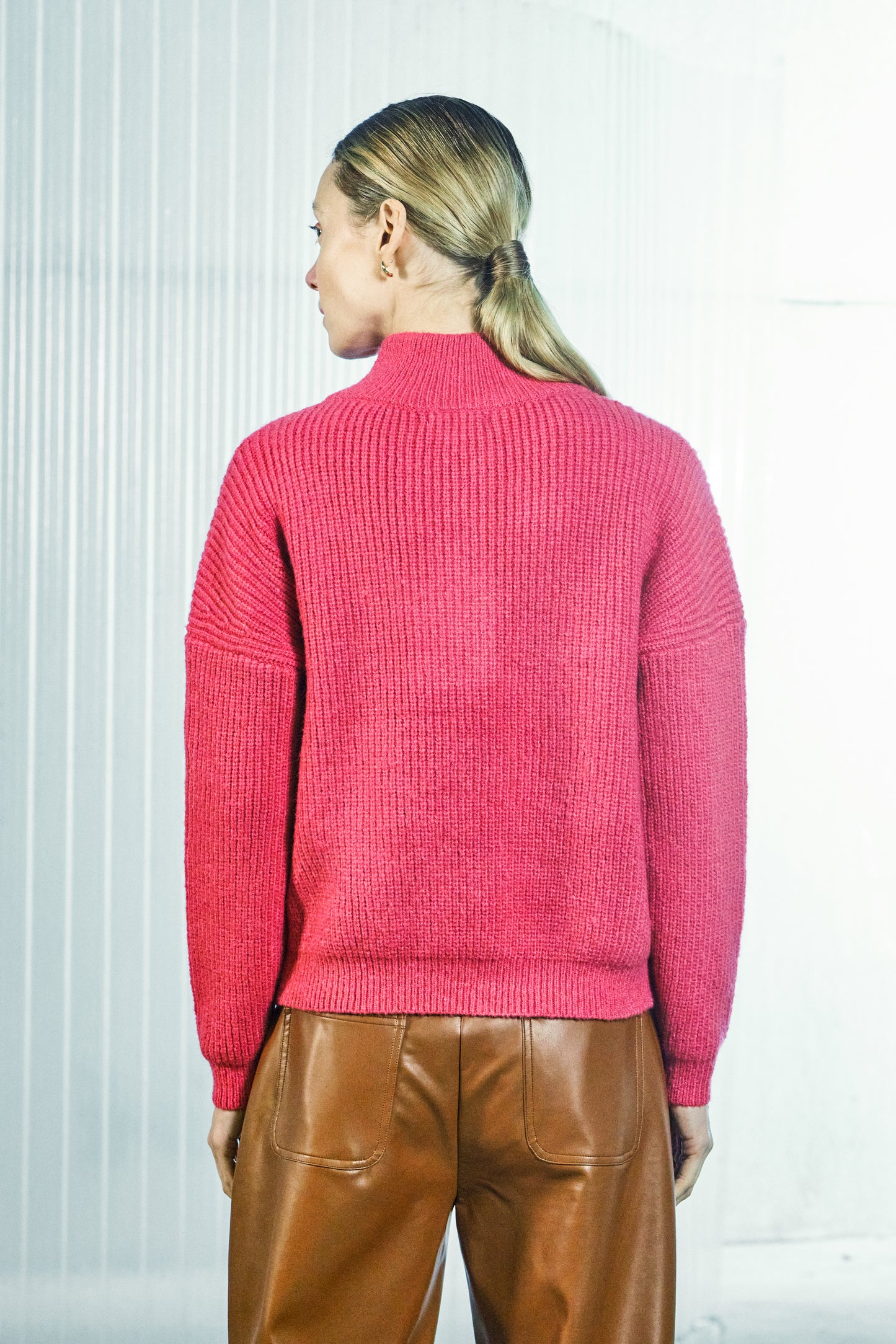 JERSEY BOTONES ROSA