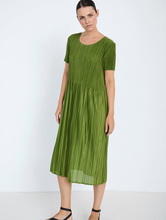VESTIDO NON-IRON T.UNICA VERDE