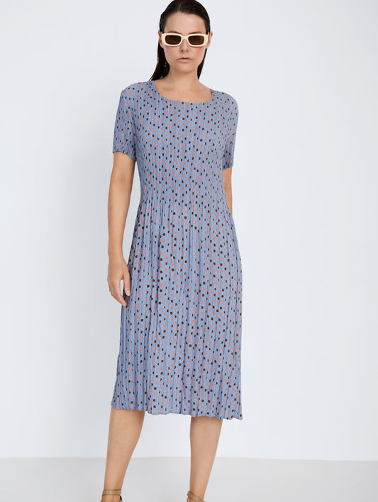 VESTIDO NON-IRON T.UNICA LUNARES