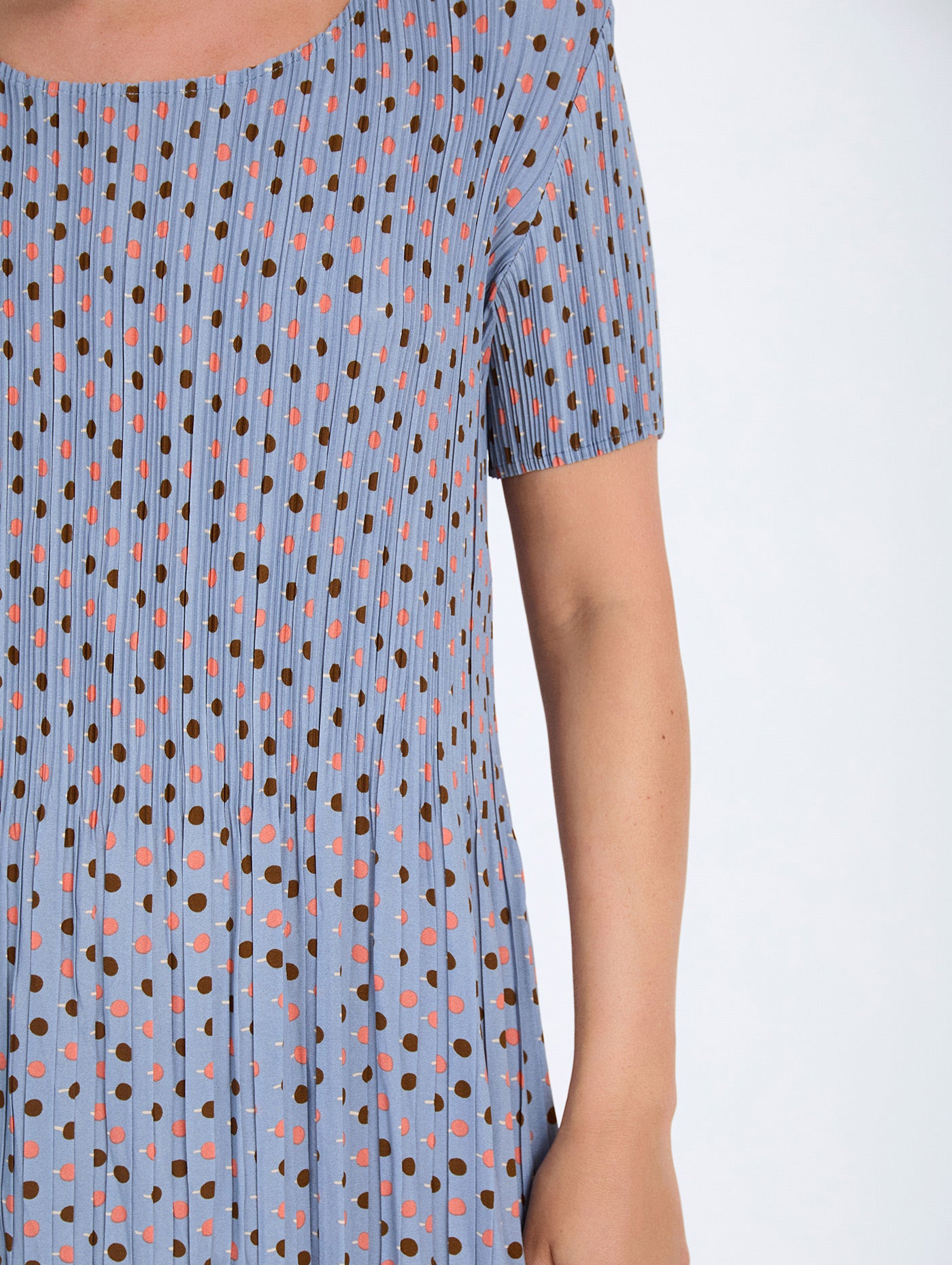 VESTIDO NON-IRON T.UNICA LUNARES