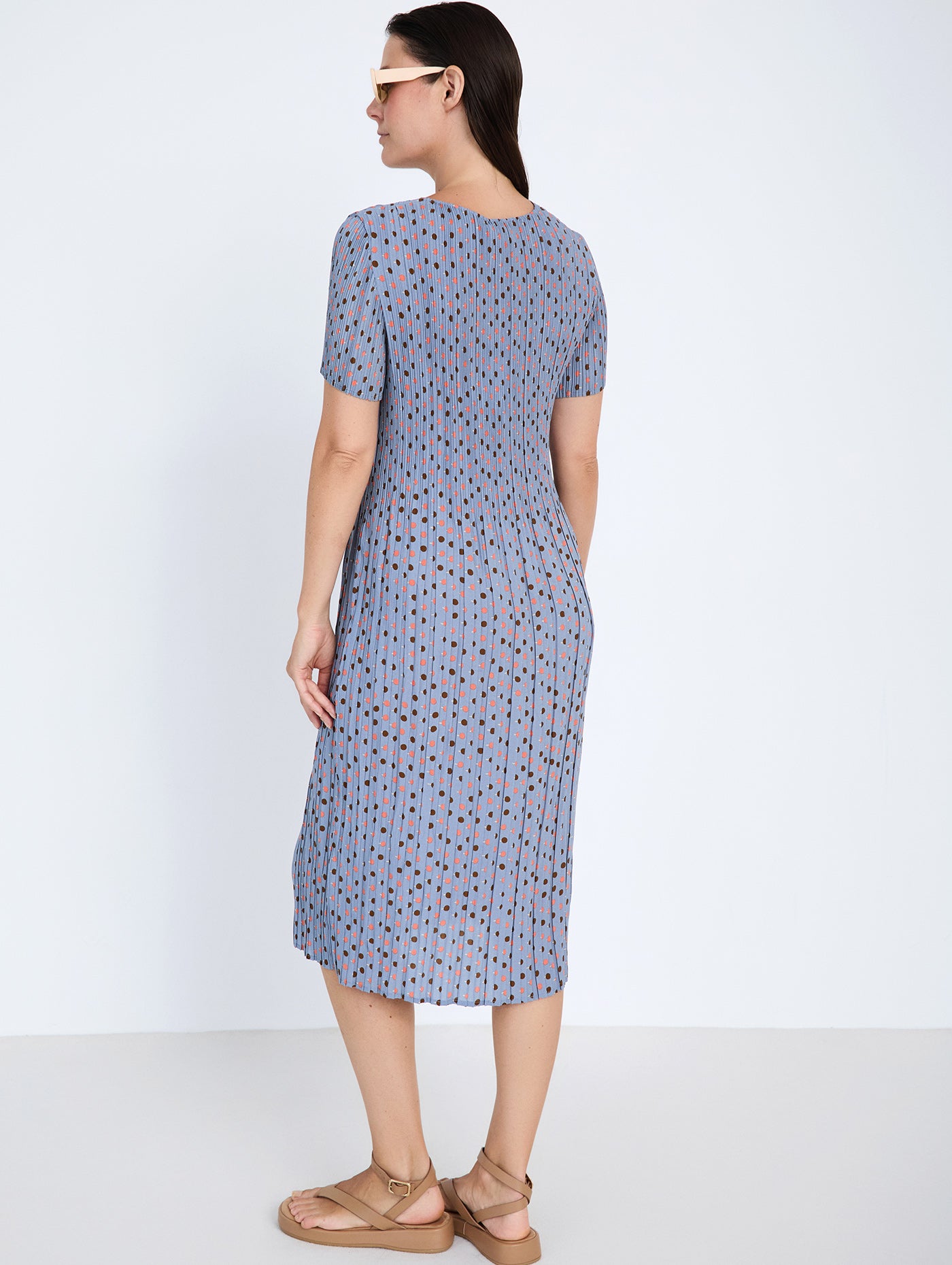 VESTIDO NON-IRON T.UNICA LUNARES