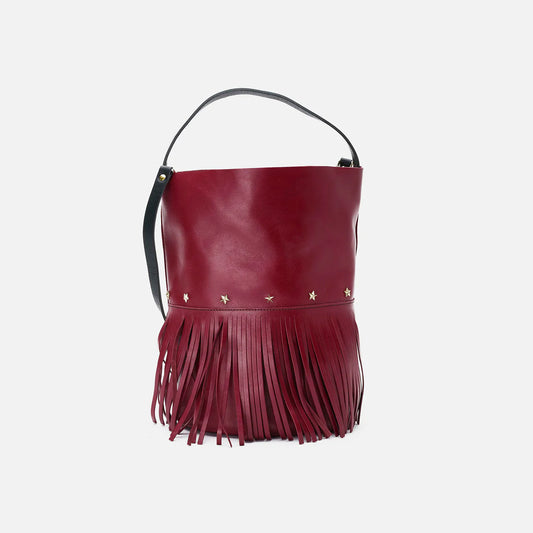 BUCKET FRINGES BURDEOS
