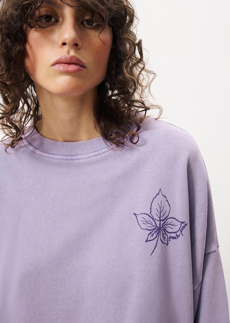 SUDADERA LILA